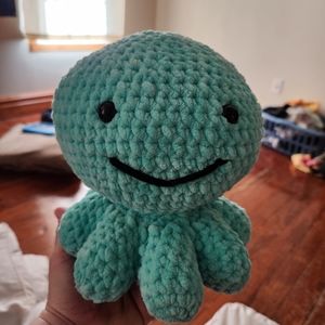 Crochet stuffed octopus